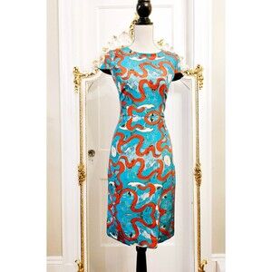 Mary Katrantzou Silk Print Dress, size UK 8, US 4, NWT